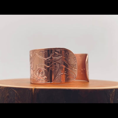 Wolf and Cub Nootka Rose Coast Bracelet