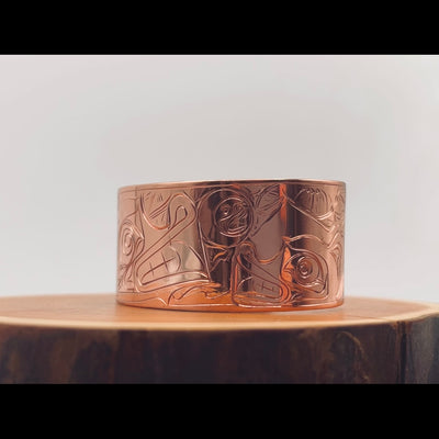 Wolf and Cub Nootka Rose Coast Bracelet