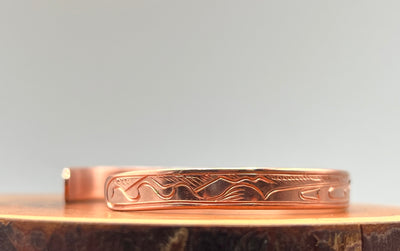 Eagle Bonded Pair, 1/4” Bracelet in Copper