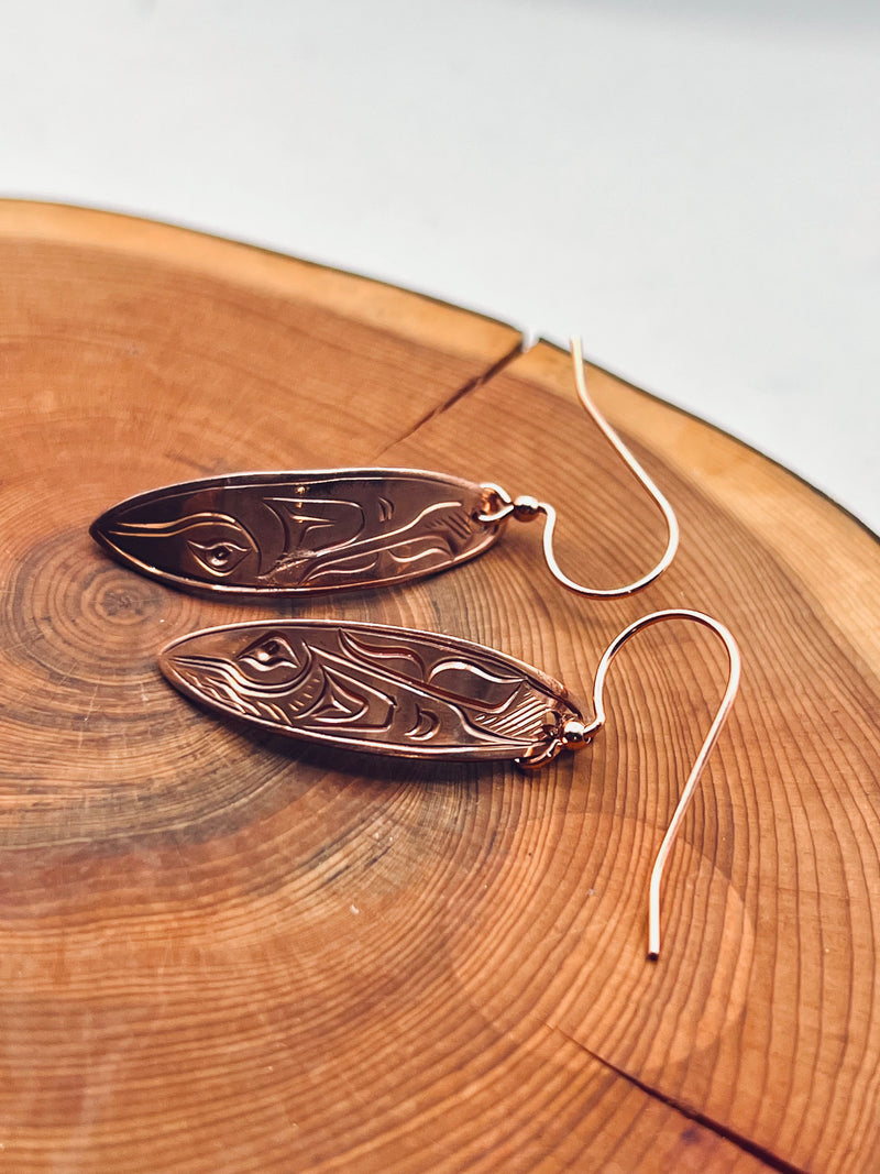 Whale Earrings