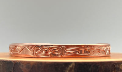 Eagle Bonded Pair, 1/4” Bracelet in Copper